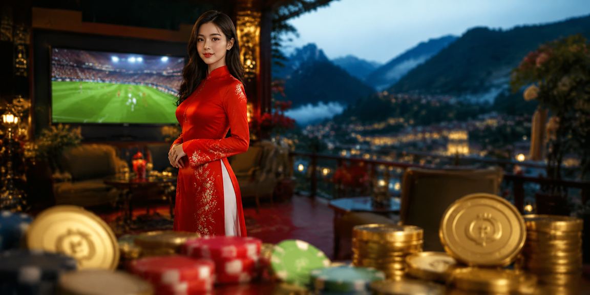 Cảnh đặt cược casino trực tuyến tại Việt Nam với giao diện điện thoại hiện đại và ánh đèn neon